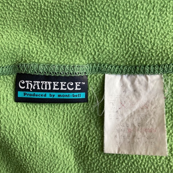 Mont-Bell Chameece, Light green, full-zip fleece Jacket, S / M - Picture 3 of 5